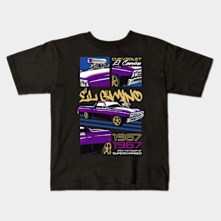 El Camino Muscle Car Kids T-Shirt